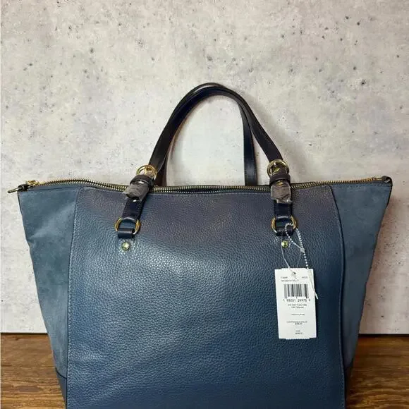 Coach NWT Kleo Carryall in Denim Blue– Style C5689 - Picture 7 of 10